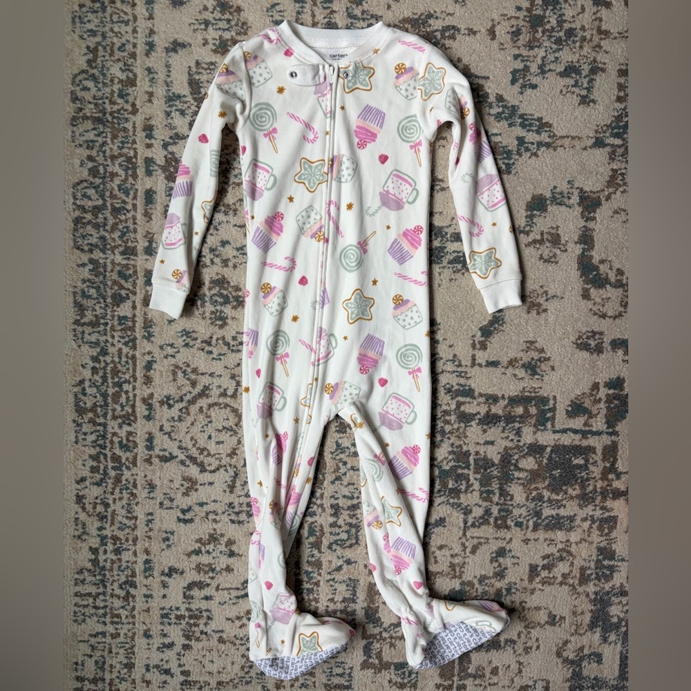 Kids Cupcake and Star Print One Piece